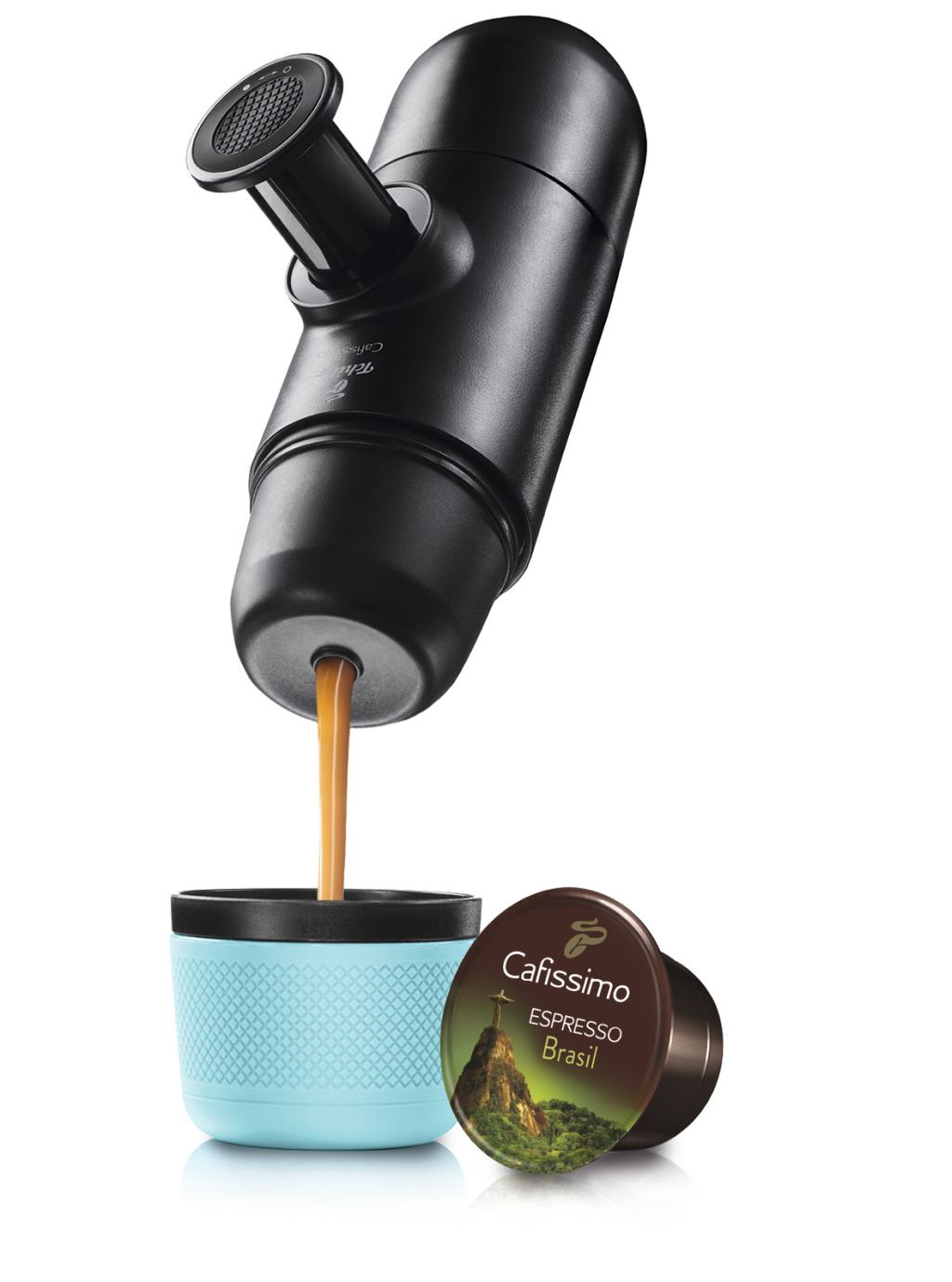 Tchibo Cafissimo POCKET Die Espressomaschine ohne Strom ist der ideale